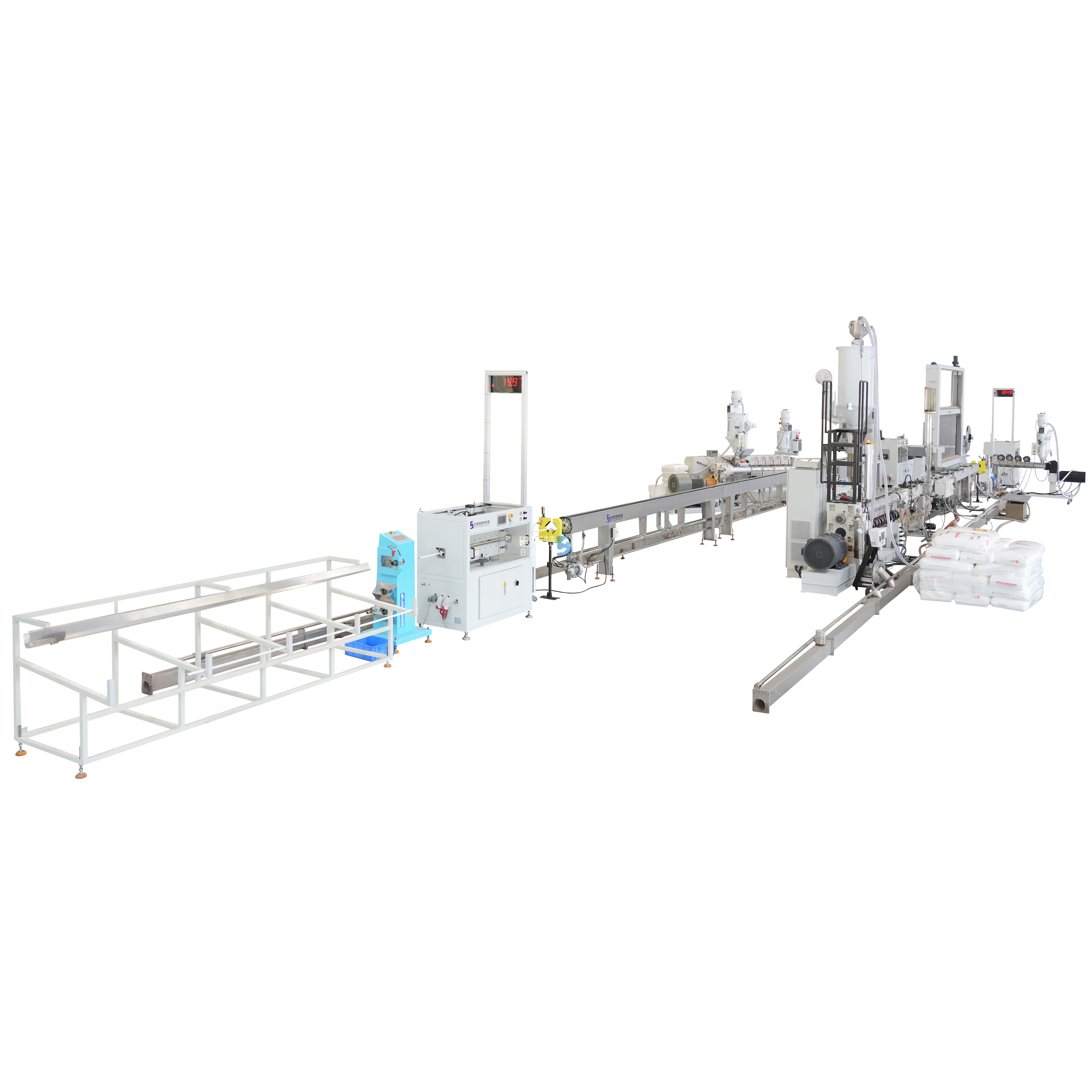 BUTT-WELDED COMPOSITE PIPE LINE